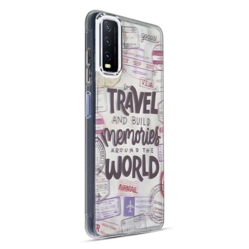 Wrinkle & Artistic Wave Printed Phone Case For Vivo Y20i - Image 22