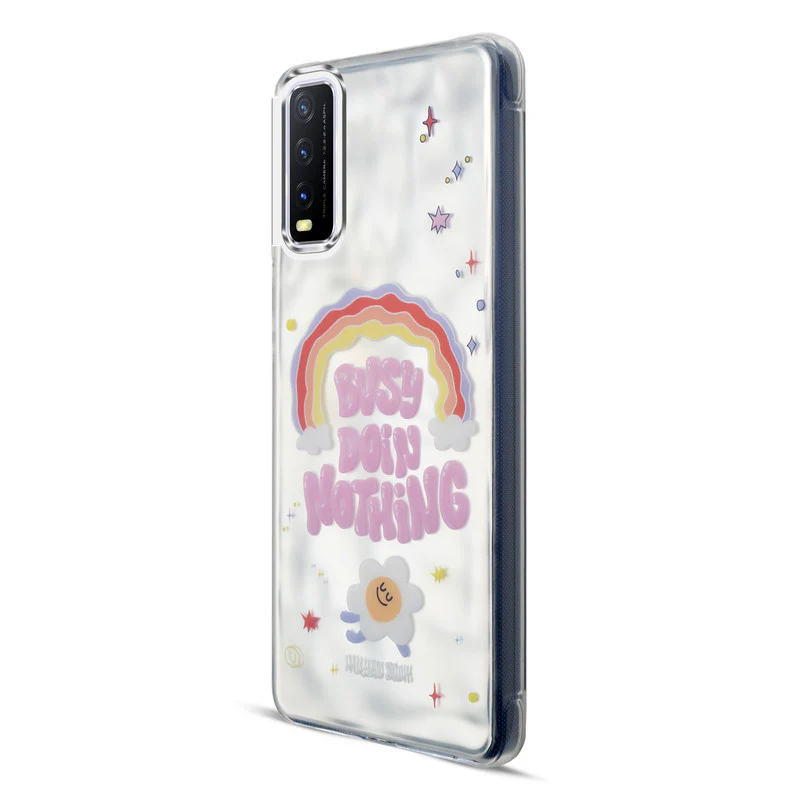 Wrinkle & Artistic Wave Printed Phone Case For Vivo Y20i - Image 8