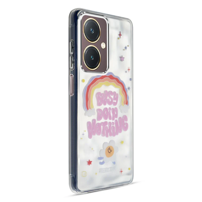 Wrinkle & Artistic Wave Printed Phone Case For Vivo Y27 4G - Image 7