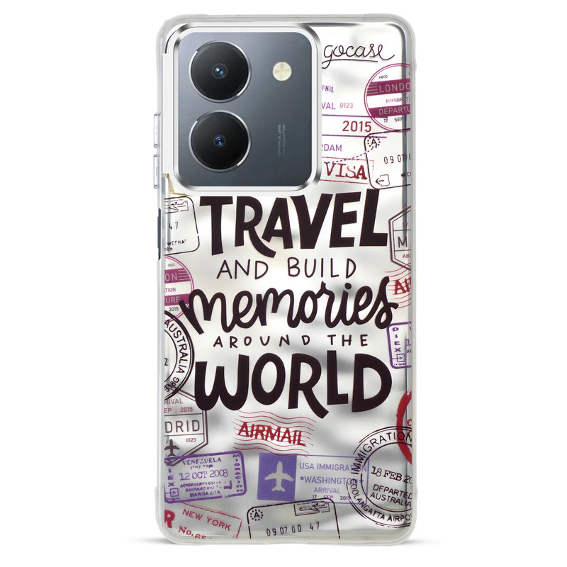Wrinkle & Artistic Wave Printed Phone Case For Vivo Y36 4G - Image 25