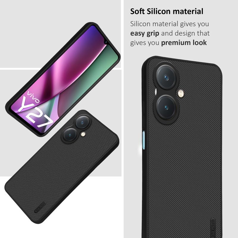 ZUNDO Dotted Silicon Back Case Cover for Vivo Y27 4G - Image 2